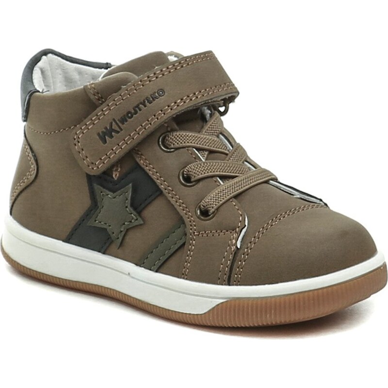 Wojtylko 1T26083 khaki chlapecké polobotky