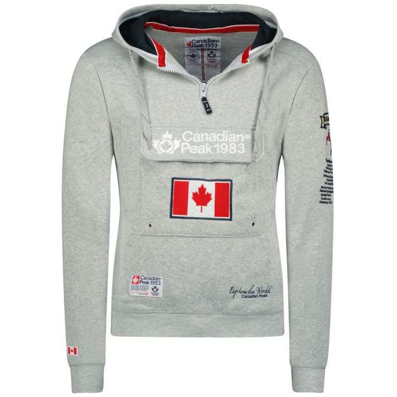 Canadian Peak GALAPAGOS BGREY CP MEN 054 POP mikina (RBMWW3826H