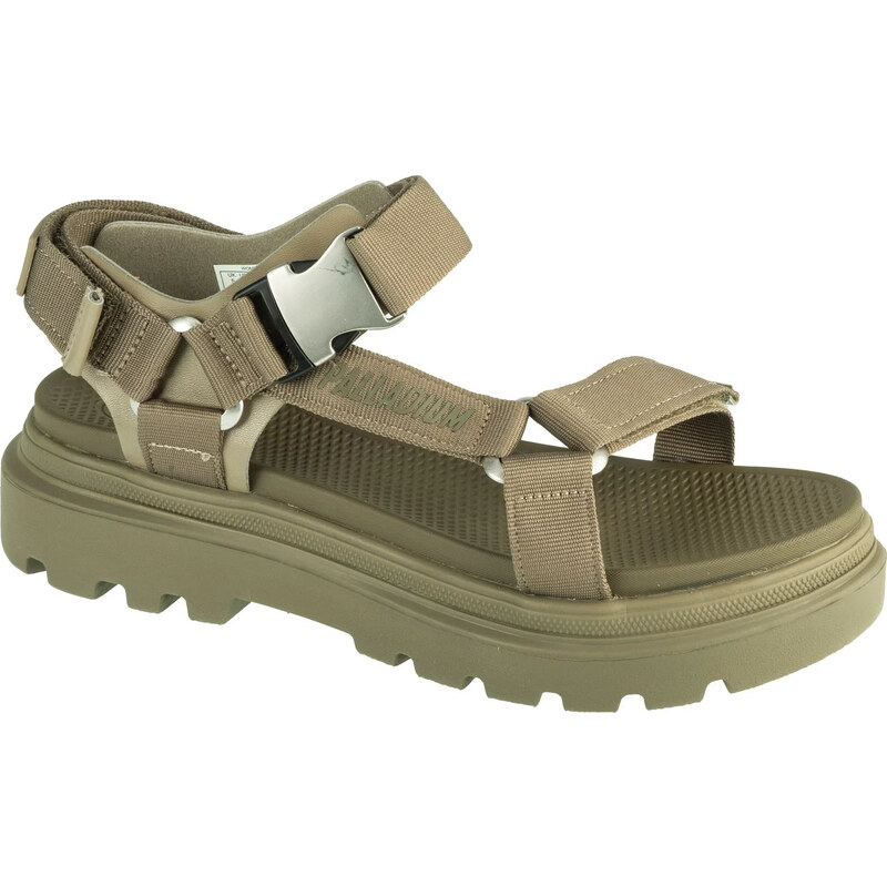 Tmavě hnědé dámské sandály Palladium Pallacruise Strap 97465-308