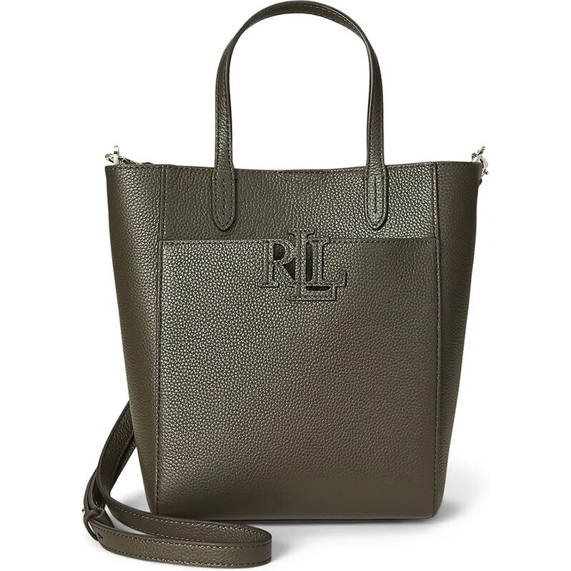 Kožená kabelka Lauren Ralph Lauren 108613162