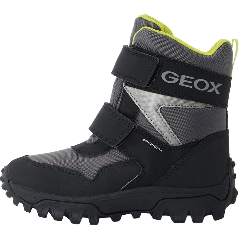 GEOX Sněhule HIMALAYA svítivě žlutá / šedá / černá