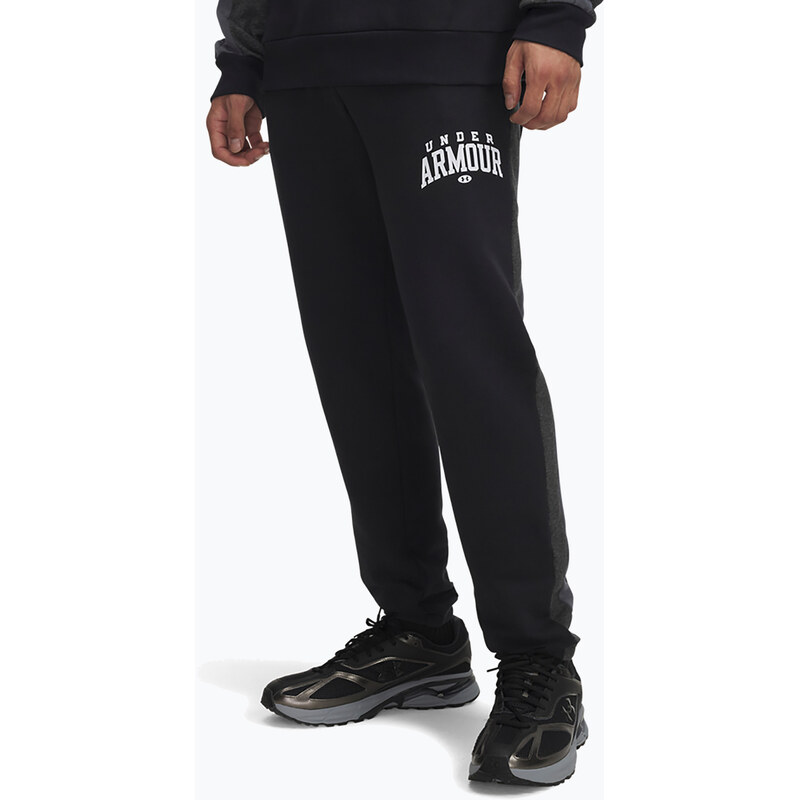 Pánské tepláky Under Armour Rival Fleece Colorblock black