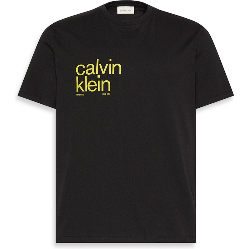 Calvin Klein Jeans Tričko 20S IO žlutá / černá