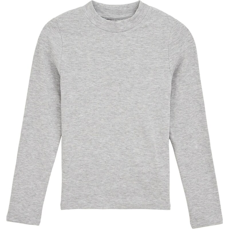 WE Fashion Tričko Meisjes světle šedá