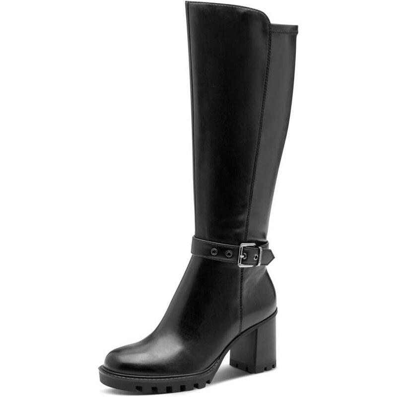 RIEKER Dámské kozačky TAMARIS 25536-45-020 černá