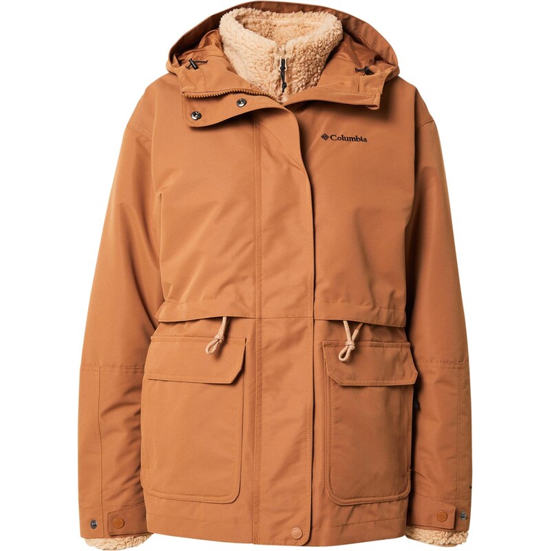 COLUMBIA Outdoorová bunda Drop Ridge II karamelová 108609897