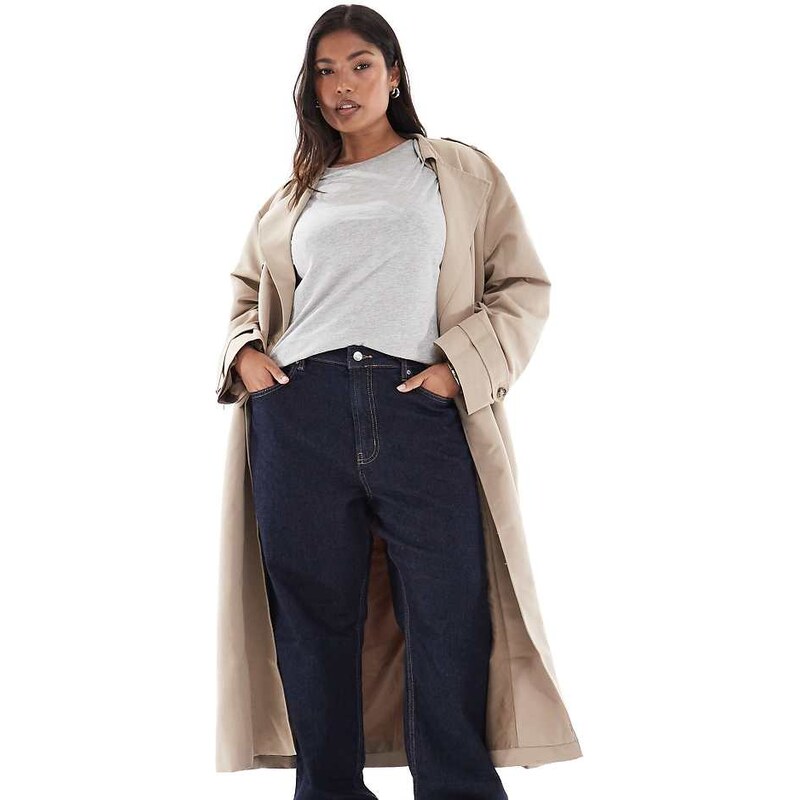ASOS Curve ASOS DESIGN Curve comfort stretch straight leg jeans in 115513753