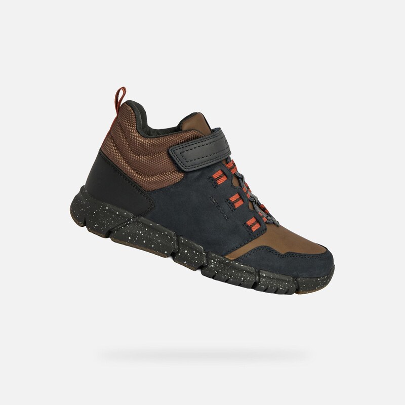 Černá chlapecká kotníková obuv Geox Flexyper Boy B ABX - Kluci