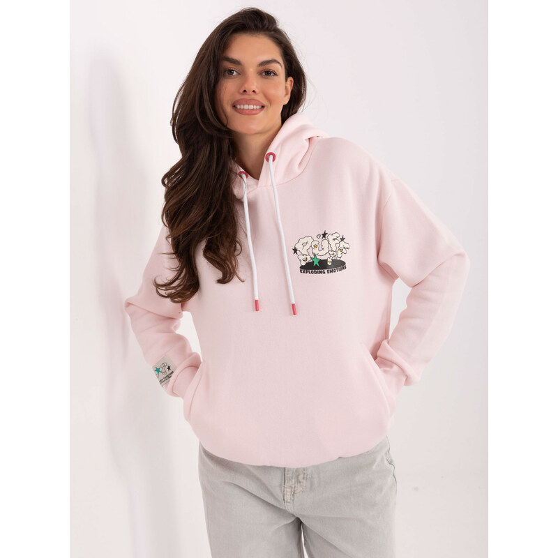Sublevel Sweatshirt-D10600BI02420R-light pink
