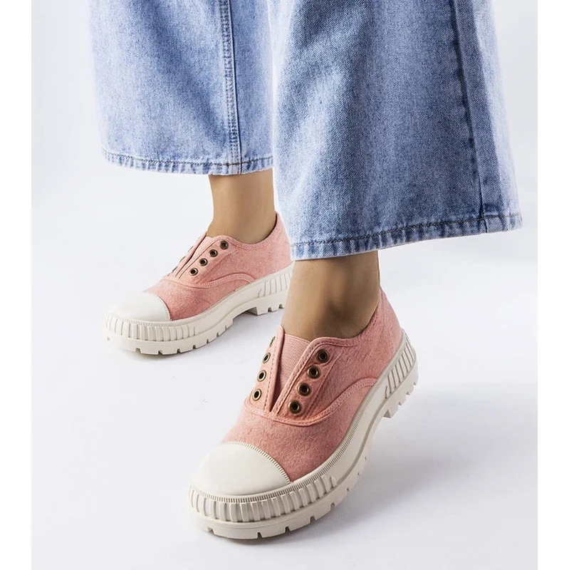 Gemre Pink slip-on sneakers Walton 108967442