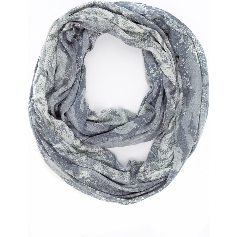 Marks and Spencer M&S Collection Lightweight Faux Snakeskin Print Snood Scarf