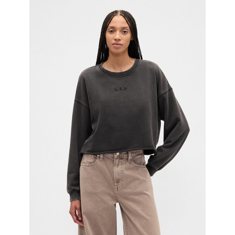 GAP Dámská Oversize crop mikina Heavyweight 799277-01
