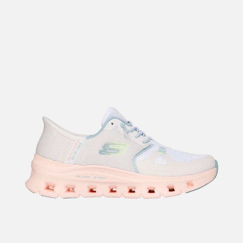 Dámské šedo-růžové tenisky Skechers Glide - Step Pro