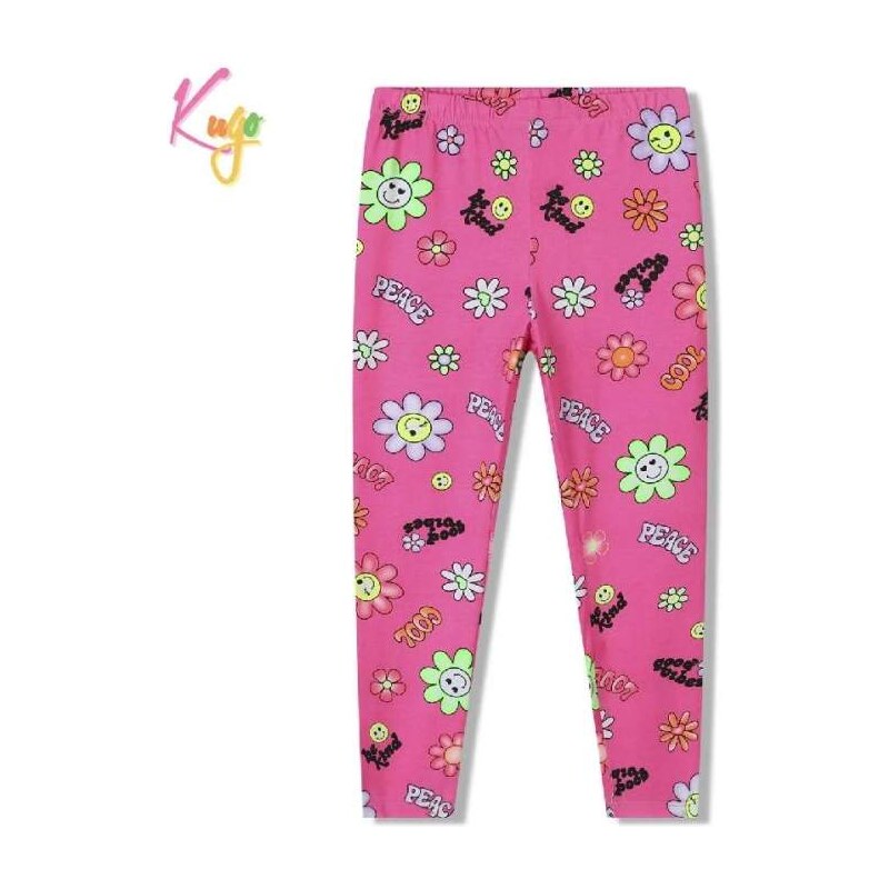 Dívčí legíny Kugo SH3504 růžové, vel. 98
