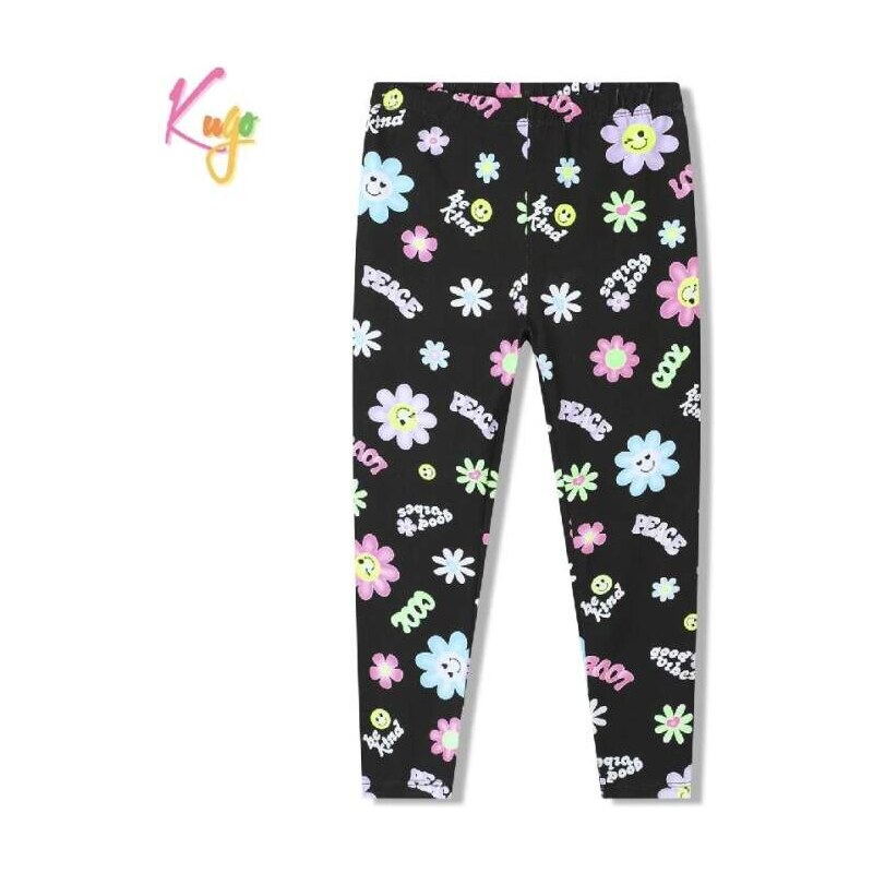 Dívčí legíny Kugo SH3504 černé, vel. 98