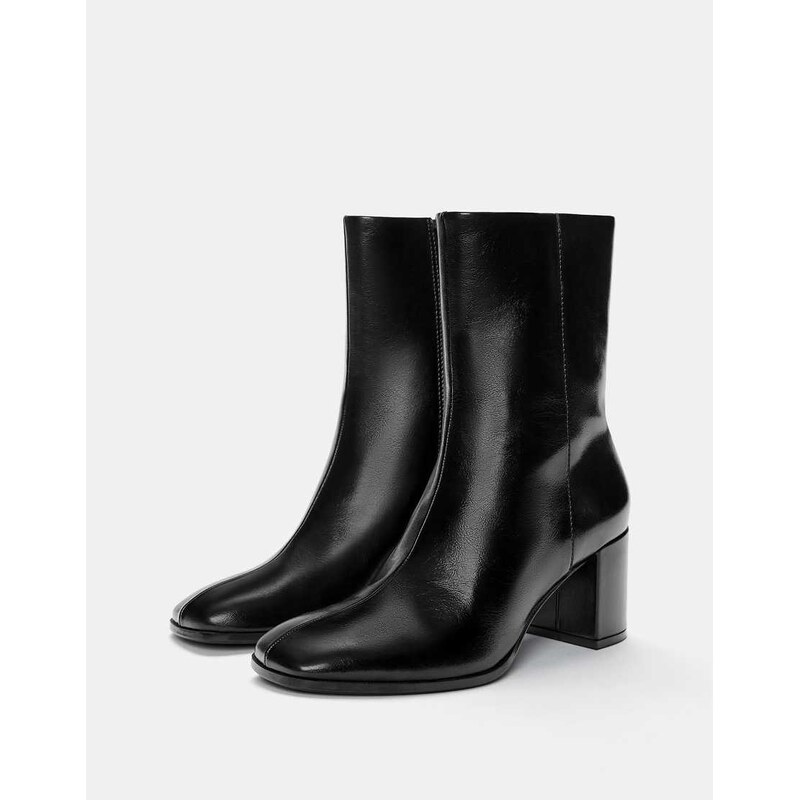 Pull&Bear High-heel ankle boots in black