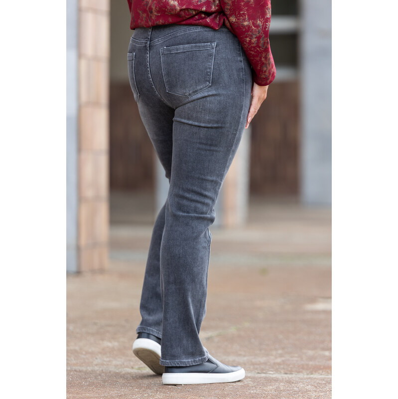 REDSEVENTY DENIM Džíny s rovným střihem SILVER [F327-11] Barva: Šedá, 108616603