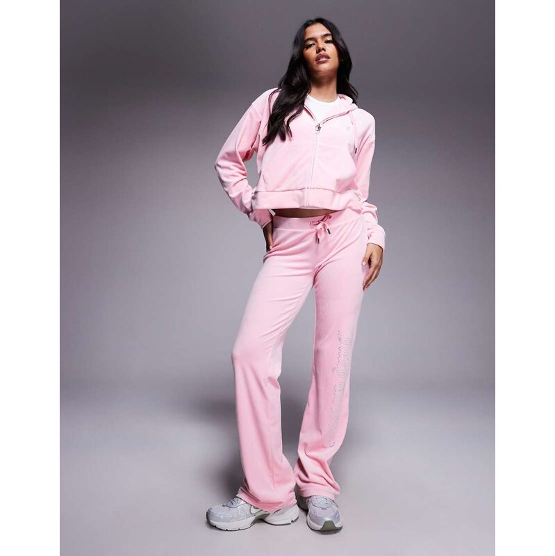 Juicy Couture co-ord velour joggers in juicy pink 110619889