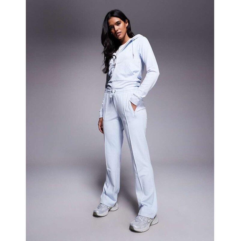 Juicy Couture co-ord velour joggers in baby blue 110556313