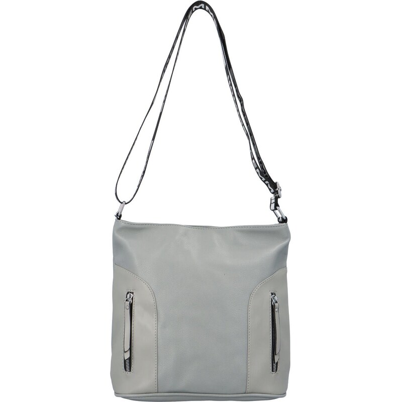 NEW BERRY Dámská koženková crossbody taška s látkovým uchem Barnet, 110584023