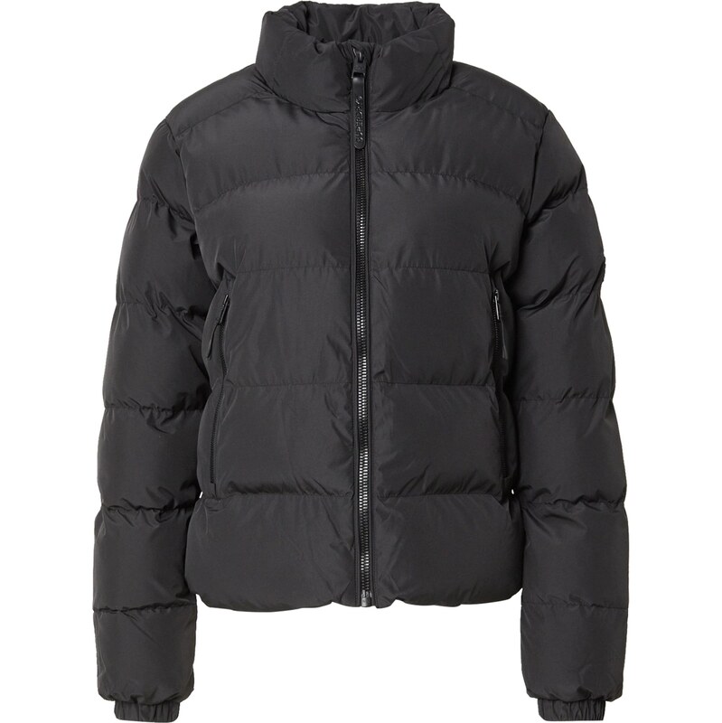 Superdry & Co Přechodná bunda černá / bílá