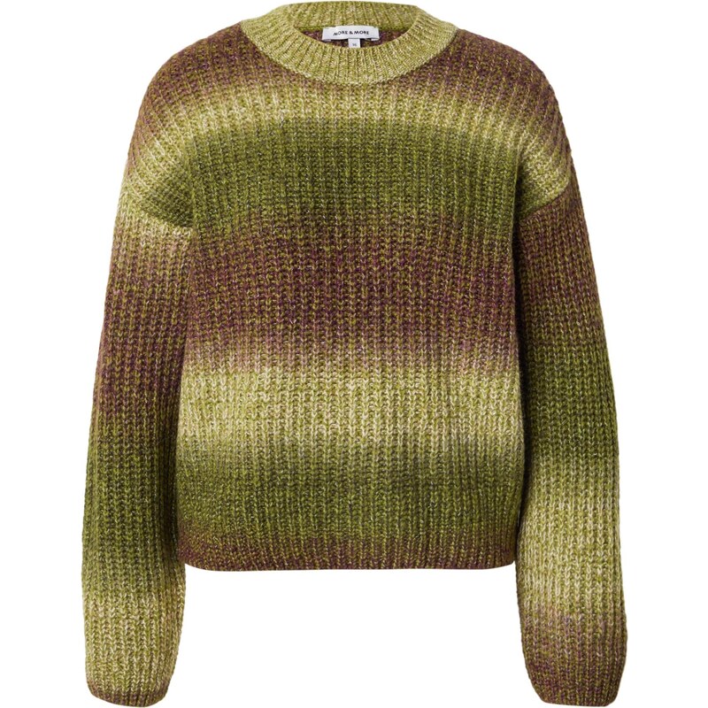 MORE & MORE Svetr khaki / olivová / cyclam