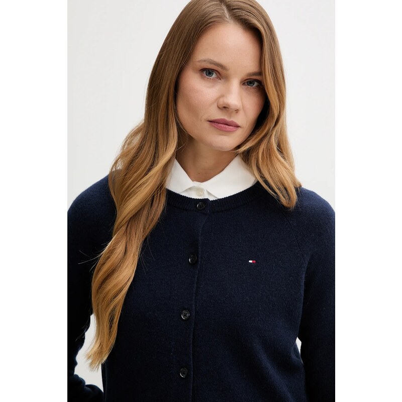 Vlněný kardigan Tommy Hilfiger