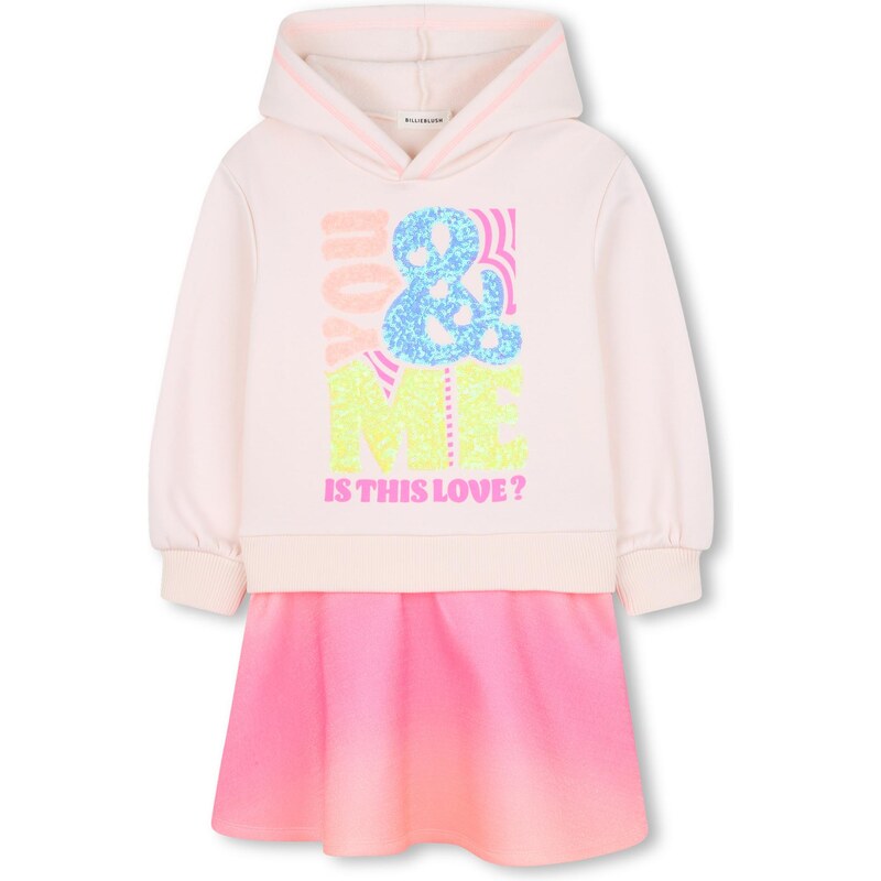 Billieblush Šaty azurová / limone / růže / světle růžová