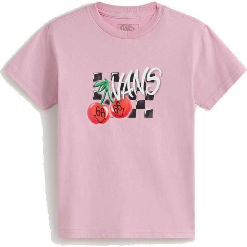TRIKO VANS Checker Cherries S/S KIDS - růžová -