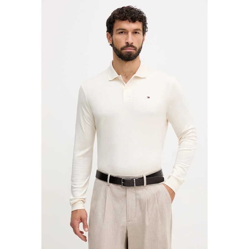 Bavlněné tričko s dlouhým rukávem Tommy Hilfiger