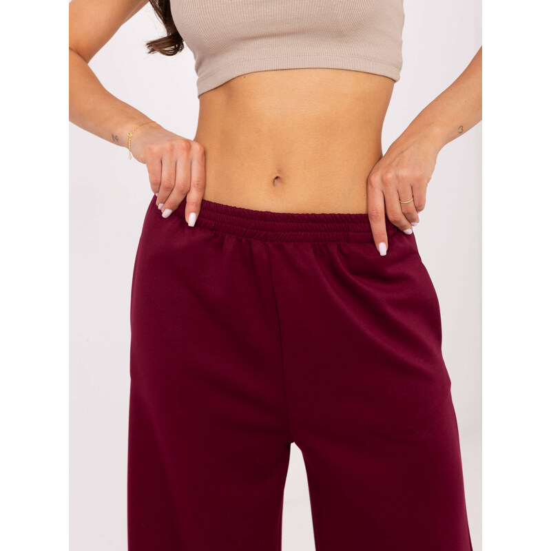 MODA ITALY Trousers-IT-SP-21559.75-burgundy