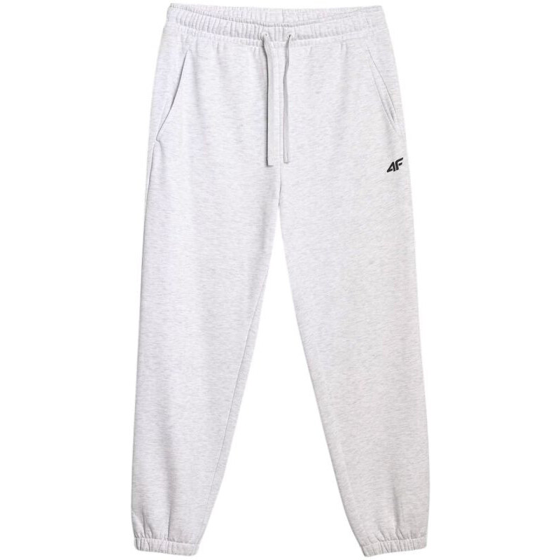 Pánské kalhoty 4F CAS M1140 cool light grey melange 4FWMM00TTROM1140 27M