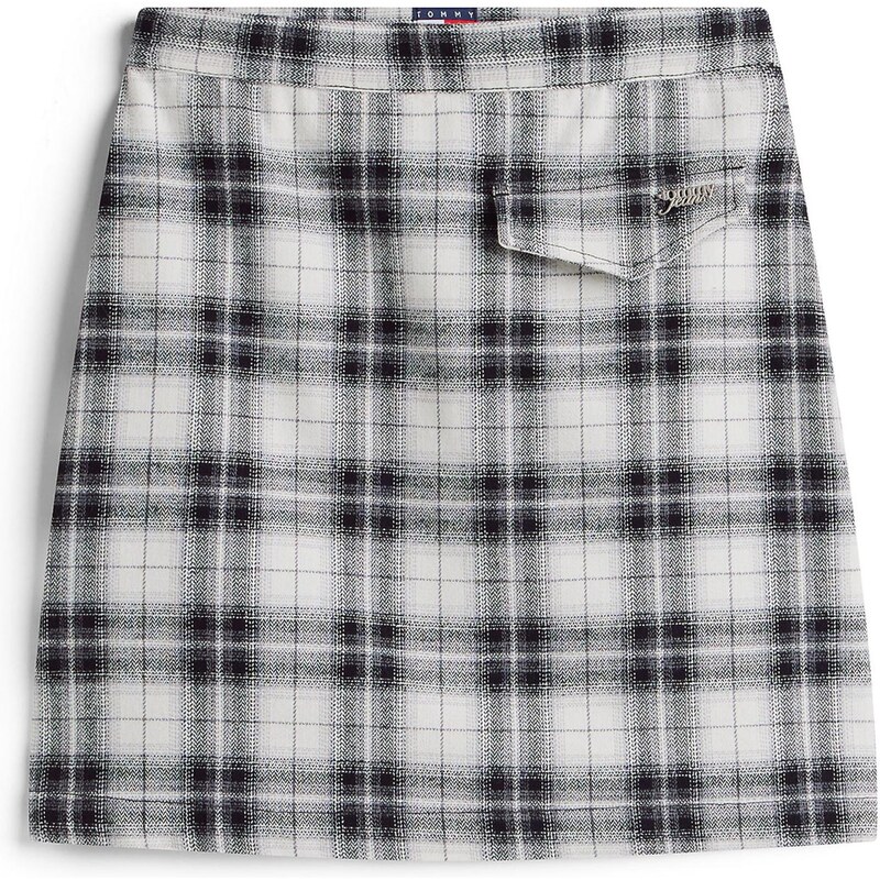 Tommy Jeans Sukně černá / bílá 108713419
