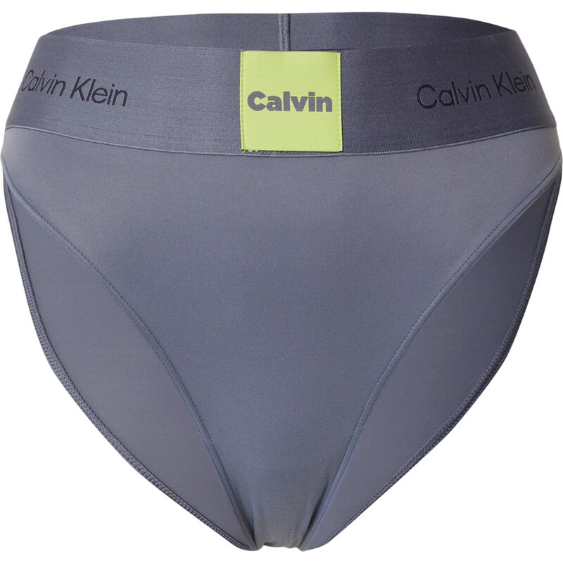 Calvin Klein Underwear Spodní díl plavek kouřově modrá / světle zelená