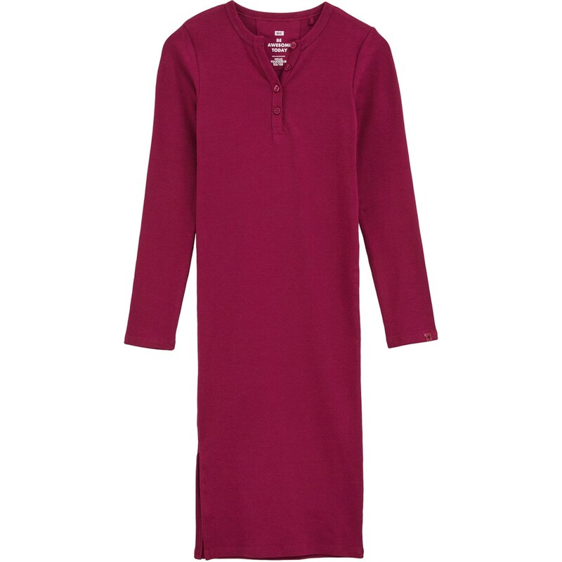 WE Fashion Šaty burgundská červeň