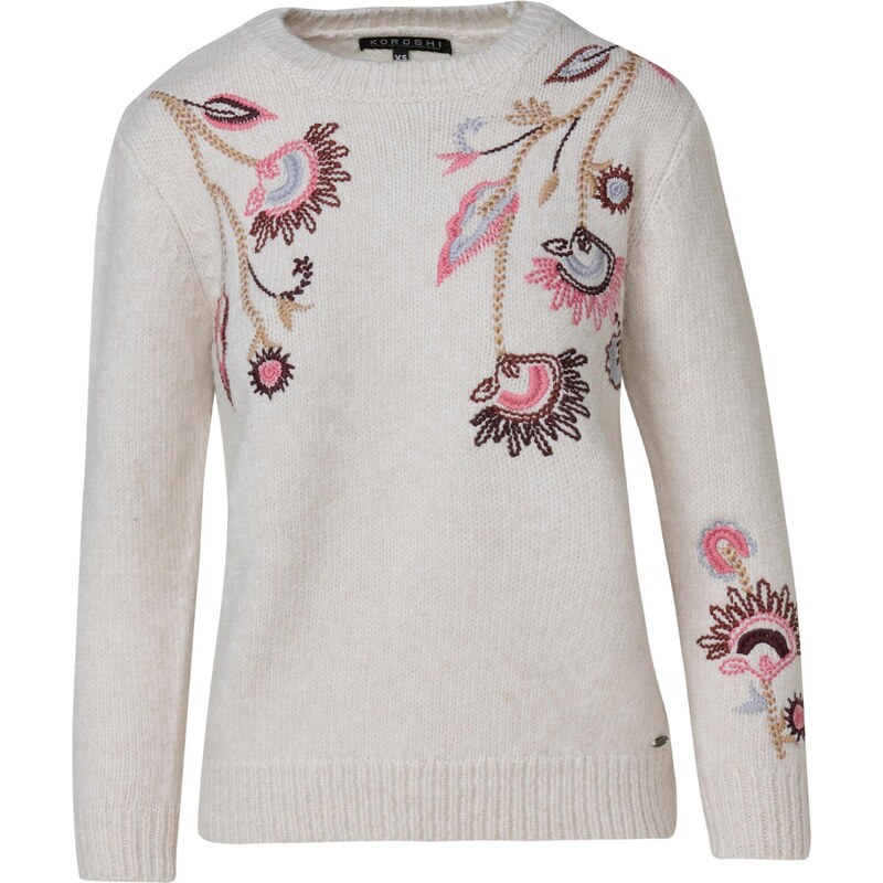 KOROSHI Svetr modrá / pink / černá / offwhite 108775728