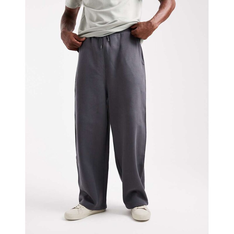 ASOS DESIGN essentials loose fit jogger in asphalt-Grey