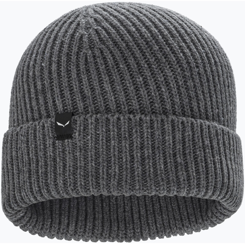 Zimní čepice Salewa Re-Zebru Knit light grey melange