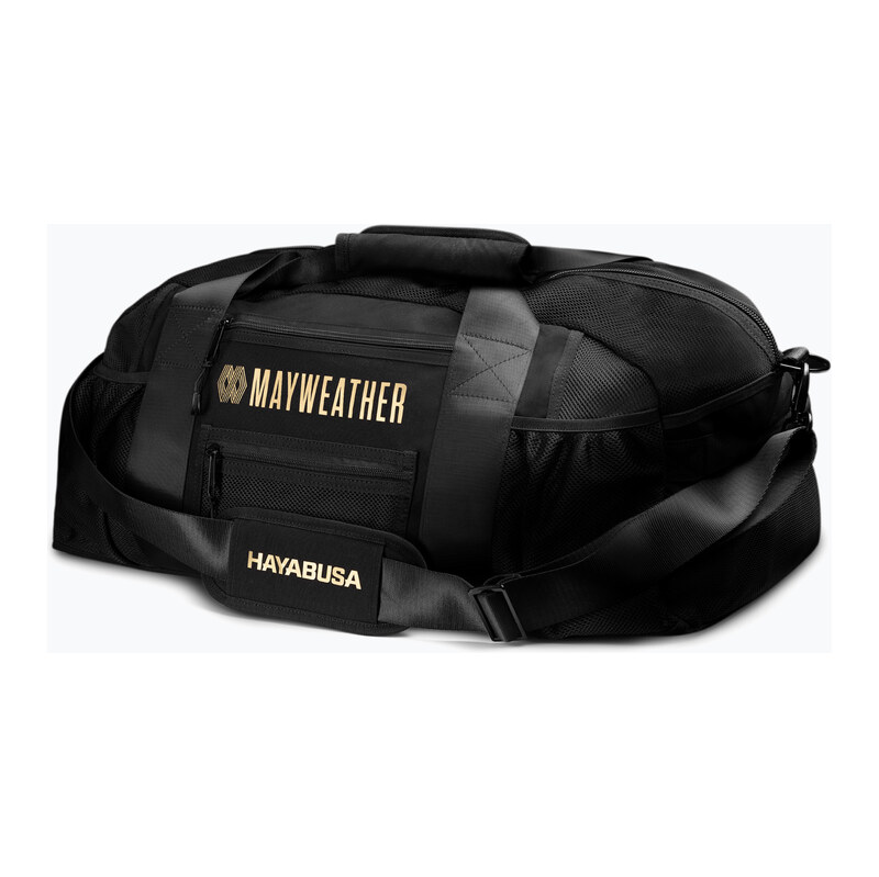 Sportovní taška Hayabusa Mayweather Mesh Gym Bag 70 l black/gold