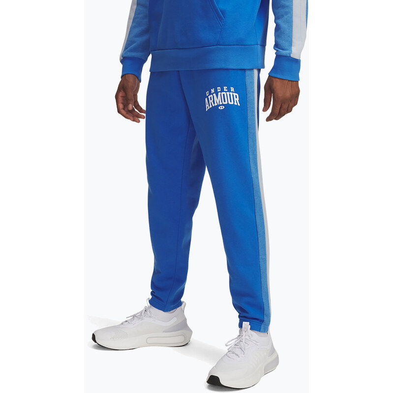 Pánské tepláky Under Armour Rival Fleece Colorblock blue