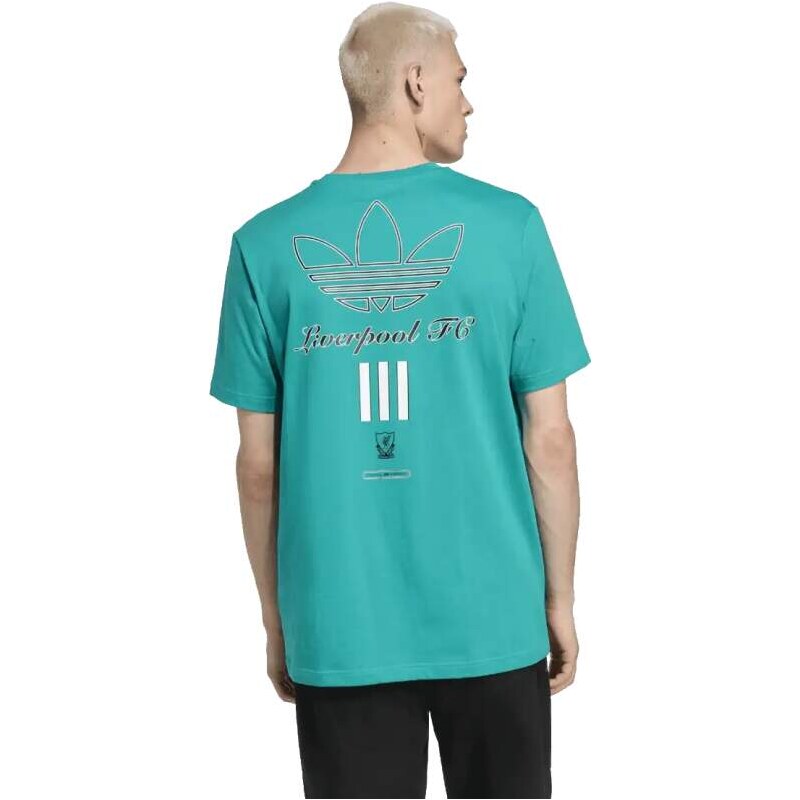 Pánské tričko Adidas Liverpool FC 25/26 Terrace Icons Graphic máta