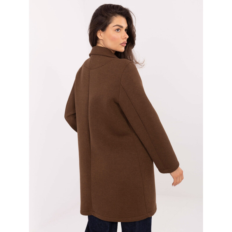 RUE PARIS Coat-IT-PL-FL8153.60-brown 108926873