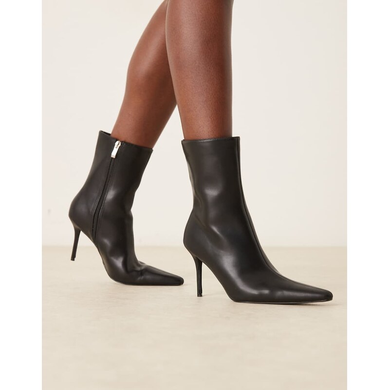 RAID Bronco stiletto heel high ankle boots in black 114797990