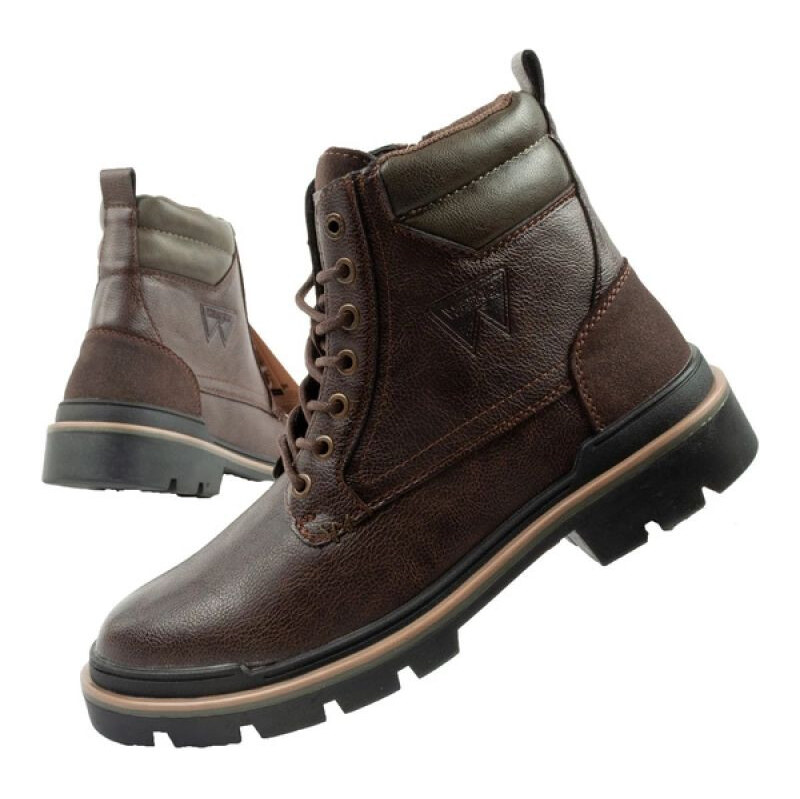 Wrangler Nevada pánské boty sable boty boty smart fashion tmavě