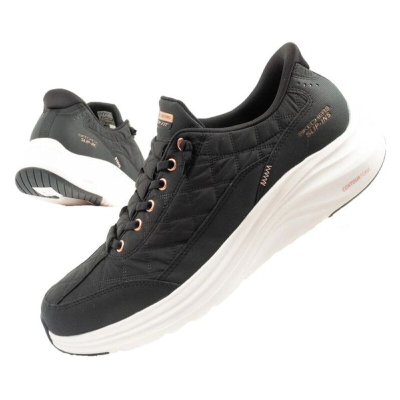 Skechers Contour dámské sportovní boty tenisky prošívané Slip