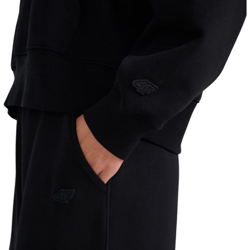 Dámská mikina tmavě černá WAW25TSWS 20S model 21394998 - 4F