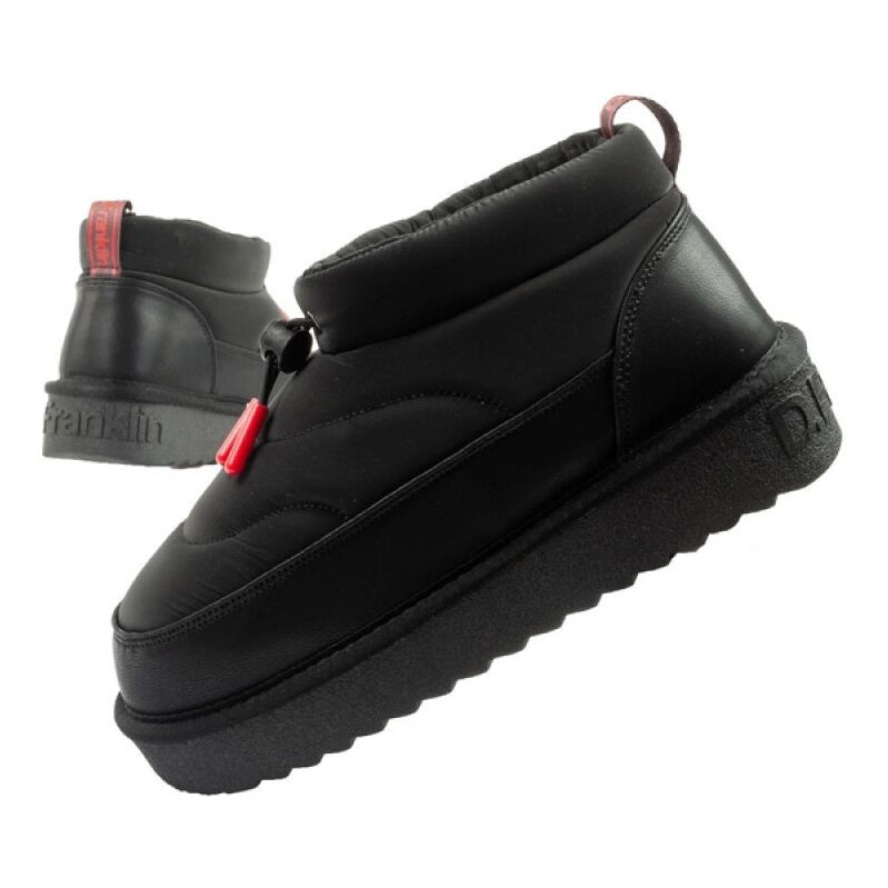 D.Franklin snow boots dámské zimní módní zateplené boty černé dámské 113456835