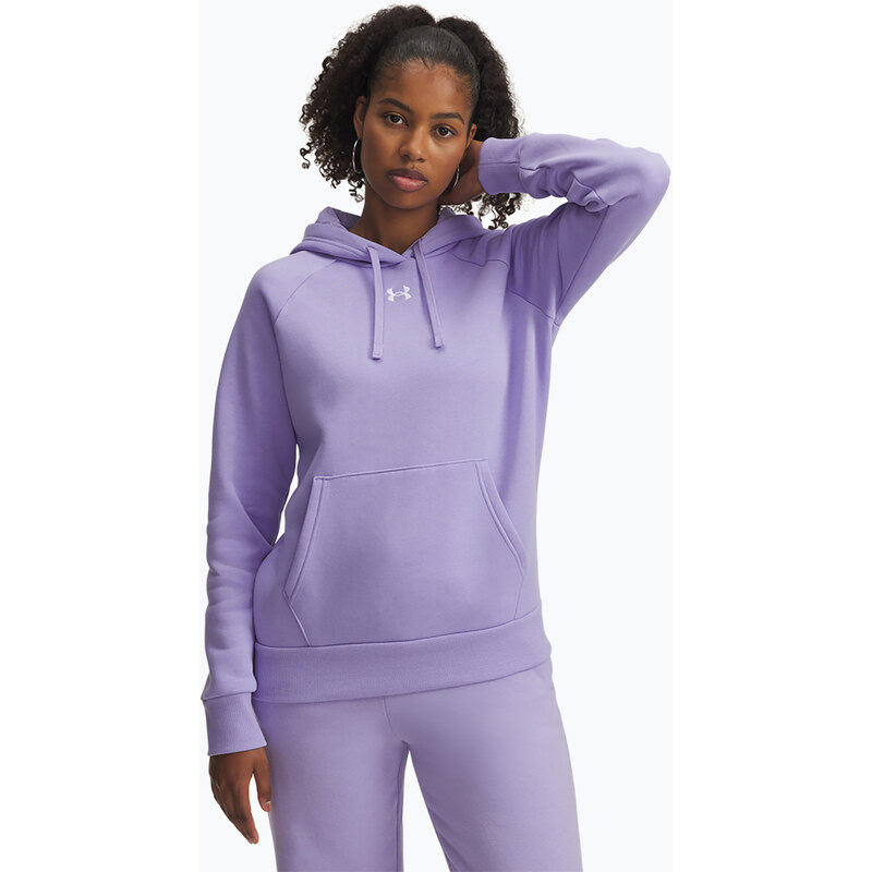 Dámská mikina Under Armour Rival Fleece Hoodie transparent/white