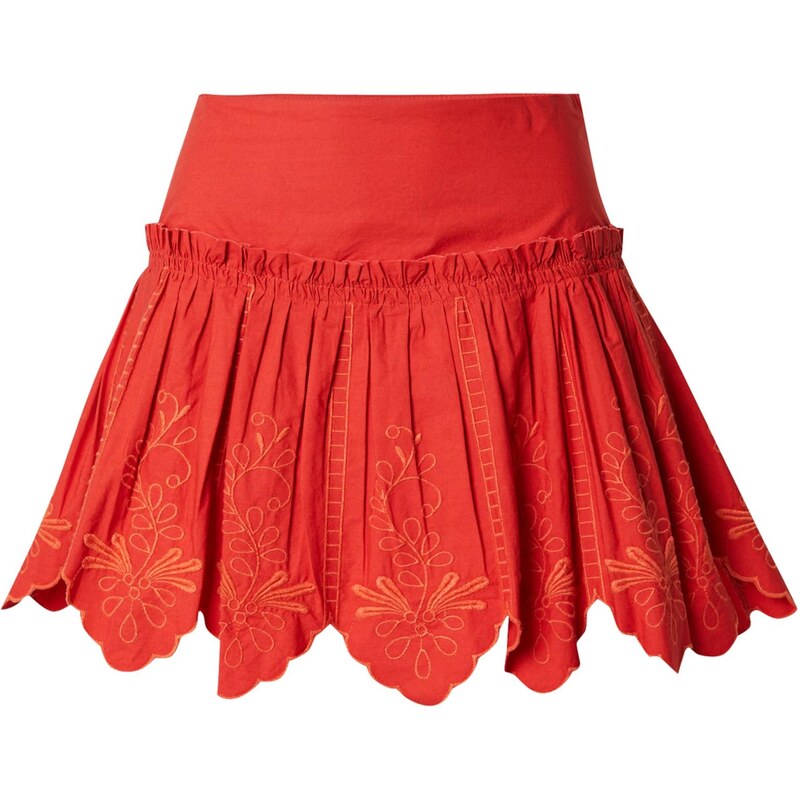 TOPSHOP Sukně červená / oranžově červená