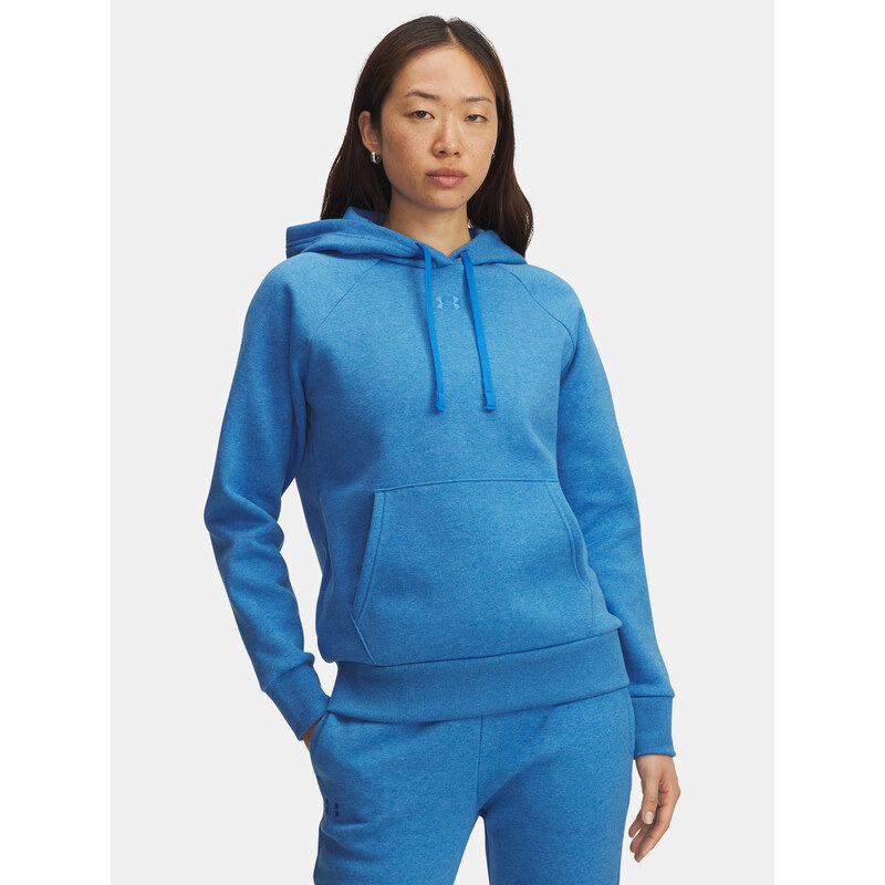 Dámská mMikina Under Armour UA Rival Fleece Hoodie-BLU - Dámské